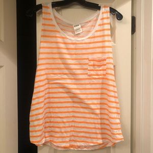 Victoria’s Secret PINK Striped Pocket Tank